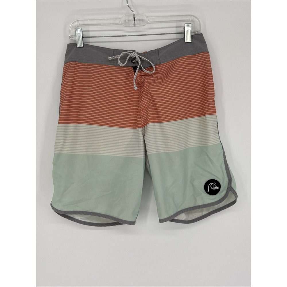 Quicksilver Board Shorts Mens 29 High Line Surfcore Beach Swim Trunks